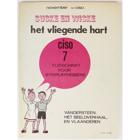 Suske en Wiske - Het vliegende hart (CISO 7) - witte cover