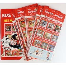 Suske en Wiske - Het ministicker boek + 13 pakken stickers